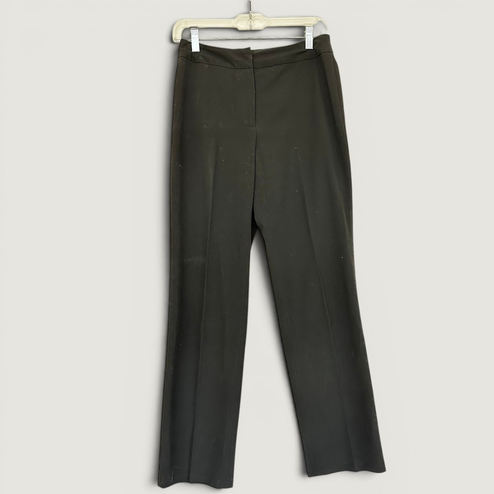 Talbots Black Stretch Trousers Petite Size 4 Classic Fit Dress Pants Workwear